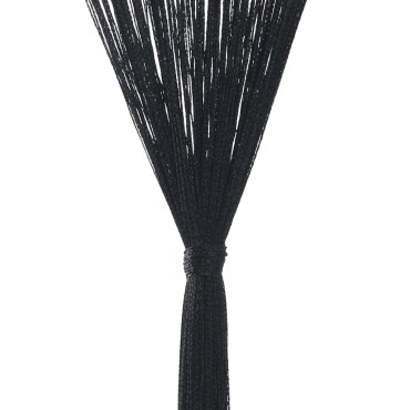 vidaXL Κουρτίνες με Κρόσσια 2 τεμ. Μαύρες 100x250cm