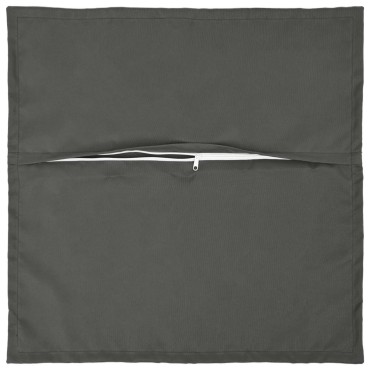 vidaXL Κάλυμμα Μαξιλαριού 2 τμχ. HOUTEN Ανθρακί 40 x 40 cm Πολυεστέρας
