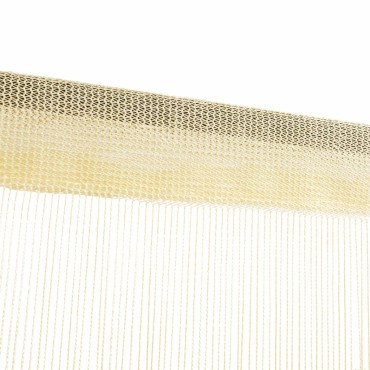 vidaXL Κουρτίνες με Κρόσσια 2 τεμ. Κρεμ 100x250cm