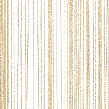 vidaXL Κουρτίνες με Κρόσσια 2 τεμ. Κρεμ 100x250cm