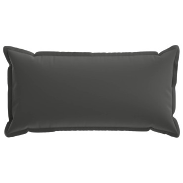 vidaXL Κάλυμμα Μαξιλαριού 2 τμχ. HOUTEN Ανθρακί 40 x 80 cm Πολυεστέρας
