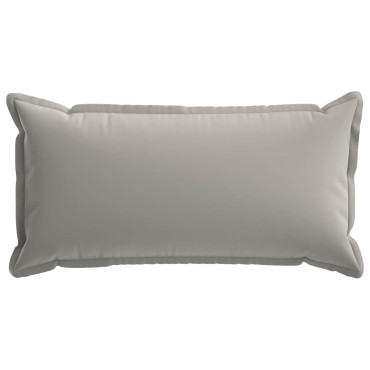 vidaXL Κάλυμμα Μαξιλαριού 2 τμχ. HOUTEN Γκρι 40 x 80 cm Πολυεστέρας