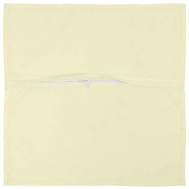 vidaXL Κάλυμμα Μαξιλαριού 2 τμχ. HOUTEN Κρεμ 80 x 80 cm Πολυεστέρας