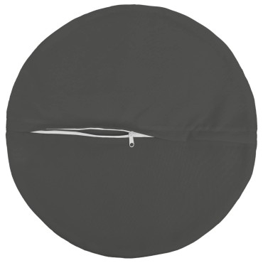 vidaXL Κάλυμμα Μαξιλαριού 2 pcs HEERLEN Ανθρακί Ø 30 cm Πολυεστέρας