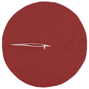 vidaXL Κάλυμμα Μαξιλαριού 2 pcs HEERLEN Κόκκινο Ø 40 cm Πολυεστέρας