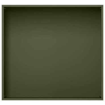 vidaXL Γλάστρα Κήπου Λαδί 50 x 50 x 75 cm Ψυχρής έλασης χάλυβας