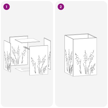 vidaXL Γλάστρα Κήπου Λαδί 50 x 50 x 75 cm Ψυχρής έλασης χάλυβας