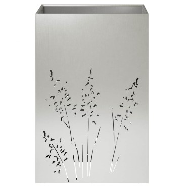 vidaXL Γλάστρα Κήπου 2 τμχ. Ασημί 50 x 50 x 75 cm Ανοξείδωτο Ατσάλι