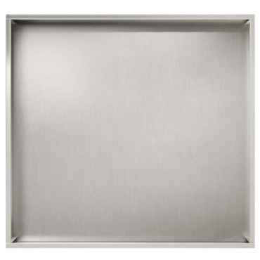 vidaXL Γλάστρα Κήπου 2 τμχ. Ασημί 50 x 50 x 75 cm Ανοξείδωτο Ατσάλι