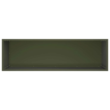 vidaXL Γλάστρα Κήπου 2 τμχ. Λαδί 100 x 30 x 40 εκ