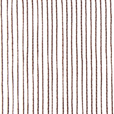 vidaXL Κουρτίνες με Κρόσσια 2 τεμ. Καφέ 100x250cm