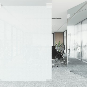 vidaXL Μεμβράνη Παραθύρου Ματ Λευκό 45x500 εκ. PVC