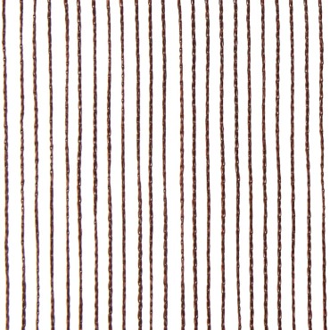 vidaXL Κουρτίνες με Κρόσσια 2 τεμ. Καφέ 140x250cm