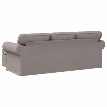 vidaXL Καναπές Taupe 215x138x80cm ύφασμα