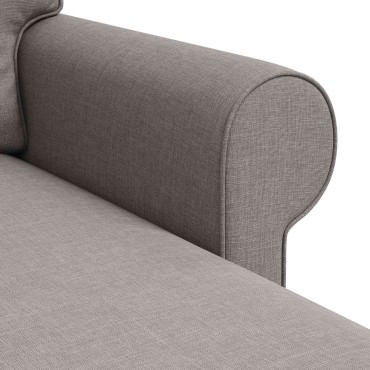 vidaXL Καναπές Taupe 215x138x80cm ύφασμα