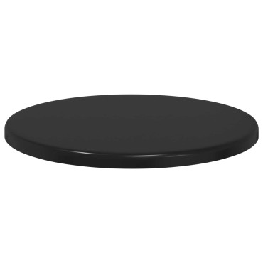 vidaXL Καπάκι τραπεζιού 30x1,5cm Γύρος Επεξεργασμένο Ξύλο Μαύρο