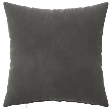 vidaXL Κάλυμμα Μαξιλαριού 2 pcs HEERLEN Σκούρο Γκρι 40 x 40 cm Βελούδο