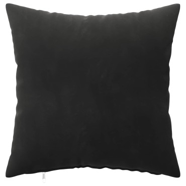 vidaXL Κάλυμμα Μαξιλαριού 2 pcs HEERLEN Μαύρο 40 x 40 cm Βελούδο
