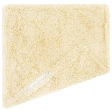 vidaXL Κάλυμμα Μαξιλαριού 2 pcs HEERLEN Κρεμ 40 x 40 cm PV Φλίς