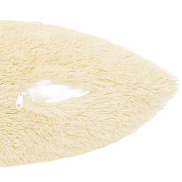 vidaXL Κάλυμμα Μαξιλαριού 2 pcs HEERLEN Κρεμ 40 x 40 cm PV Φλίς