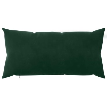 vidaXL Κάλυμμα Μαξιλαριού 6 pcs HEERLEN Σκούρο Πράσινο 40 x 70 cm