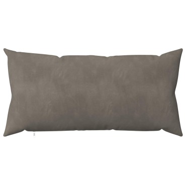 vidaXL Κάλυμμα Μαξιλαριού 2 pcs HEERLEN Ανοιχτό γκρι 40 x 80 cm