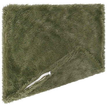 vidaXL Κάλυμμα Μαξιλαριού 2 pcs HEERLEN Πράσινο 45 x 45 cm PV Φλίς