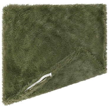 vidaXL Κάλυμμα Μαξιλαριού 2 pcs HEERLEN Πράσινο 55 x 55 εκ PV Φλίς