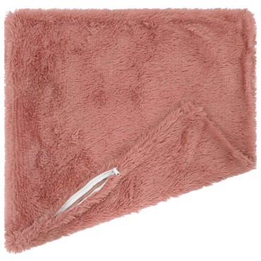 vidaXL Κάλυμμα Μαξιλαριού 2 pcs HEERLEN Ροζ 60 x 60 cm PV Φλίς