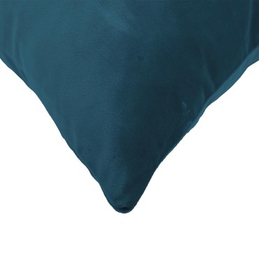 vidaXL Κάλυμμα Μαξιλαριού 2 pcs HEERLEN Μπλε 65 x 65 εκ. Βελούδο