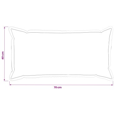 vidaXL Κάλυμμα Μαξιλαριού 6 τμχ. HOUTEN Γαλάζιο 40 x 70 cm