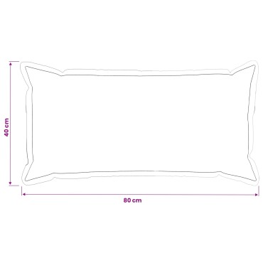 vidaXL Κάλυμμα Μαξιλαριού 2 pcs HOUTEN Ανοιχτό γκρι 40 x 80 cm Βελούδο