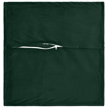 vidaXL Κάλυμμα Μαξιλαριού 2 pcs HOUTEN Σκούρο Πράσινο 70 x 70 cm
