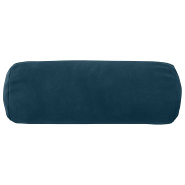 vidaXL Κάλυμμα Μαξιλαριού 2 pcs HEERLEN Μπλε Ø 15 x 40 εκ Βελούδο