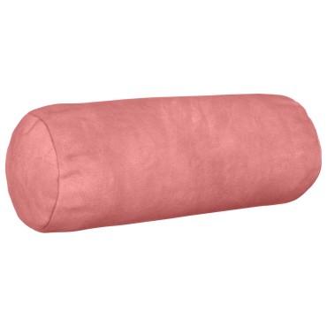 vidaXL Κάλυμμα Μαξιλαριού 2 pcs HEERLEN Ροζ Ø 15 x 40 εκ Βελούδο