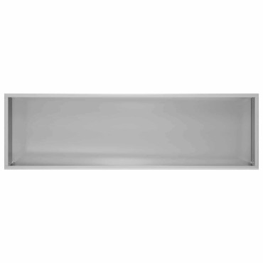 vidaXL Γλάστρα Κήπου Ασημί 100 x 20 x 49 εκ Γαλβανισμένος Χάλυβας