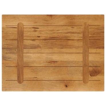 vidaXL Επιφάνεια Τραπεζιού Ορθογώνια 70x60x3,8cm Μασίφ Ξύλο Μάνγκο 1 τεμ.