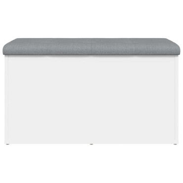 vidaXL Πάγκος Αποθήκευσης Λευκός 82x42x45cm από Τεχνητό Ξύλο 1 τεμ.