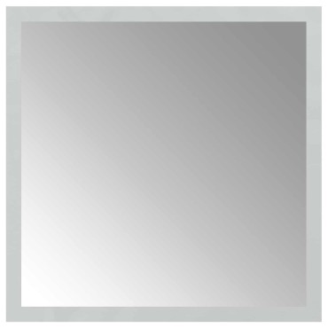 vidaXL Καθρέφτης μπάνιου LED Διαφανές 30 x 30 cm σκληρυμένο γυαλί