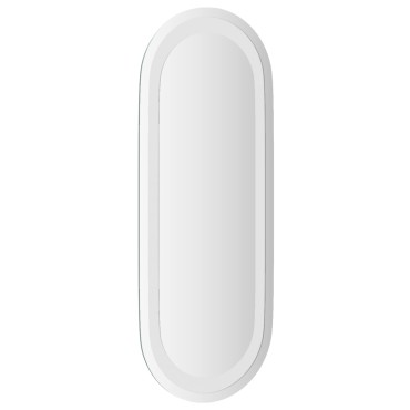 vidaXL Καθρέφτης μπάνιου LED Διαφανές 50 x 20 cm σκληρυμένο γυαλί