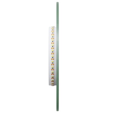 vidaXL Καθρέφτης μπάνιου LED Διαφανές 50 x 20 cm σκληρυμένο γυαλί