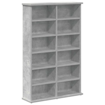 vidaXL Ντουλάπα CD Γκρι Σκυροδέματος 60x17x92cm