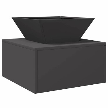 vidaXL Φωτιά Μαύρο 50 x 50 x 40 cm Ατσάλι