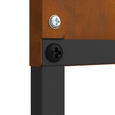 vidaXL Οθόνη Ιδιωτικότητας Κήπου Σκ rusty 50 x 140 εκ