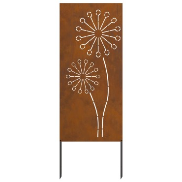 vidaXL Οθόνη Ιδιωτικότητας Κήπου Σκ rusty 50 x 140 εκ