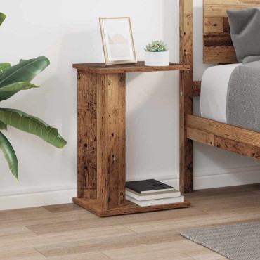 vidaXL End Table Παλιό ξύλο 35x25x50cm Επεξεργασμένο Ξύλο
