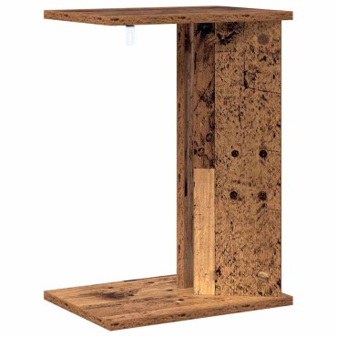 vidaXL End Table Παλιό ξύλο 35x25x50cm Επεξεργασμένο Ξύλο