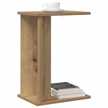 vidaXL End Table Artisan Oak 35x25x50cm Επεξεργασμένο Ξύλο