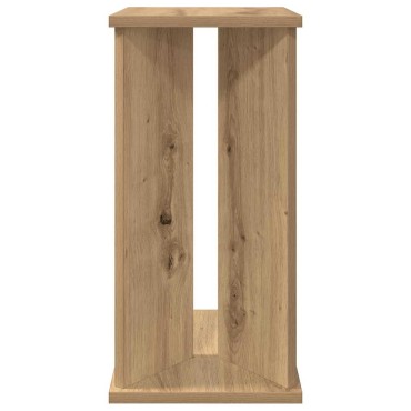 vidaXL End Table Artisan Oak 35x25x50cm Επεξεργασμένο Ξύλο