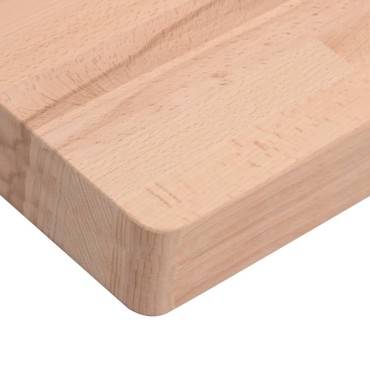 vidaXL Επιφάνεια Τραπεζιού Τετράγωνη 40x40x4cm Μασίφ Ξύλο Οξιάς 1 τεμ.
